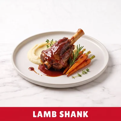 Slow-Cooked Tender Lamb Shank at Cheam Peri Peri